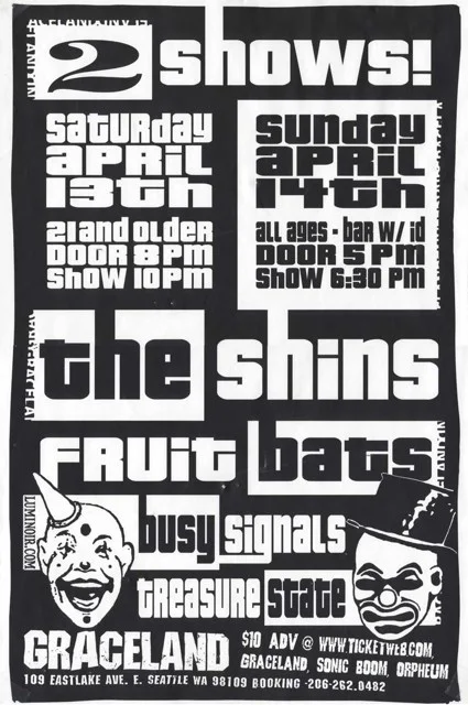 Busy Signals, The Fruit Bats, The Shins, Treasure State