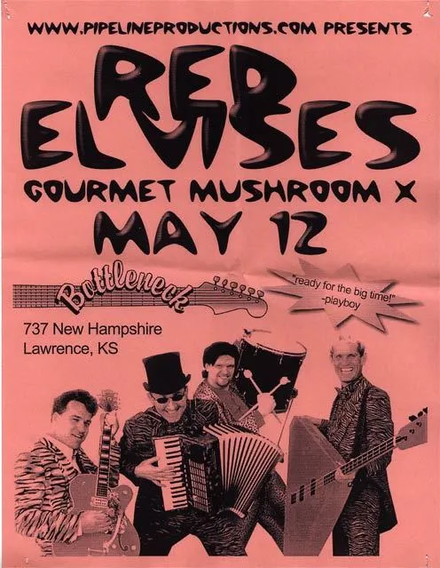 Gourmet Mushroom X, Red Elvises