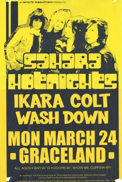 Ikara Colt, Sahara Hotnights, Wash Down
