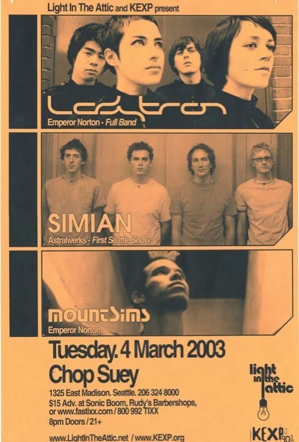 Ladytron, Mount Sims, Simian